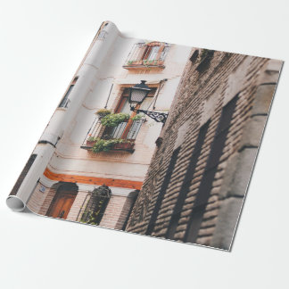 PAPIER CADEAU ALLÉE EN BÉTON GRIS PENDANT LA JOURNÉE