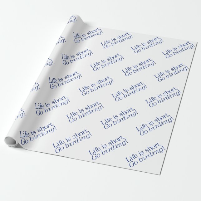 Papier Cadeau Allez Birding ! (Déroulé)