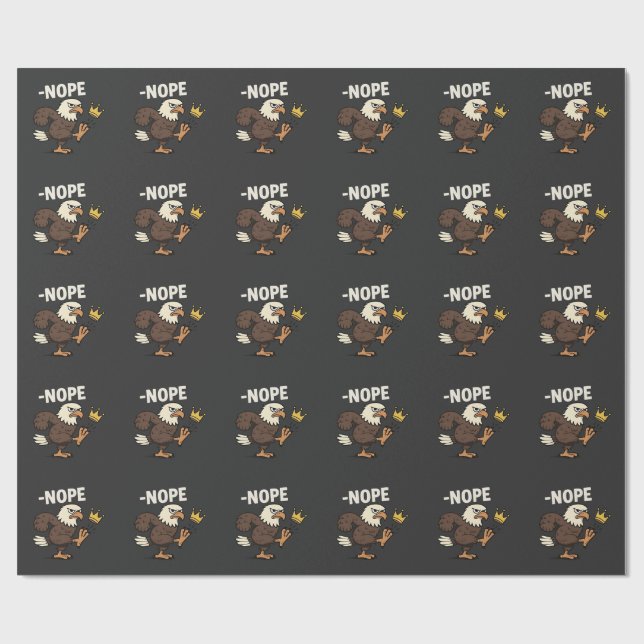 Papier Cadeau Allez TACO Trump 4 juillet amateurs de Taco (Plat)