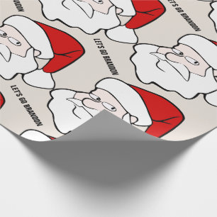 PAPIER CADEAU ALLONS BRANDON SANTA CLAUS 