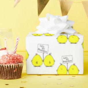 Papier Cadeau Allons-y Brandon Chicks Enveloppement cadeau