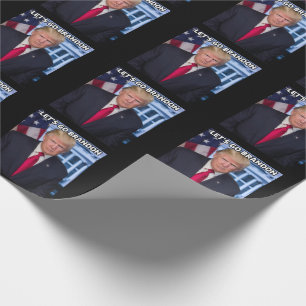 PAPIER CADEAU ALLONS-Y BRANDON TRUMP WRAPPING PAPER
