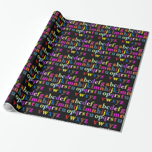 Papier Cadeau Alphabet