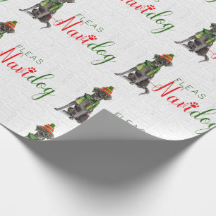 Papier Cadeau Amant chien Noël Noir Labrador Retriever