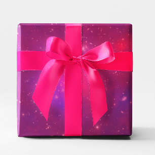 Papier Cadeau Amas de galaxies à superposition rose