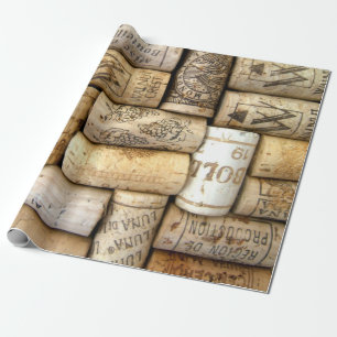 Papier Cadeau Amateurs de vin envelopper du papier
