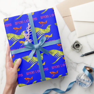 Papier Cadeau Amateurs d'oiseaux