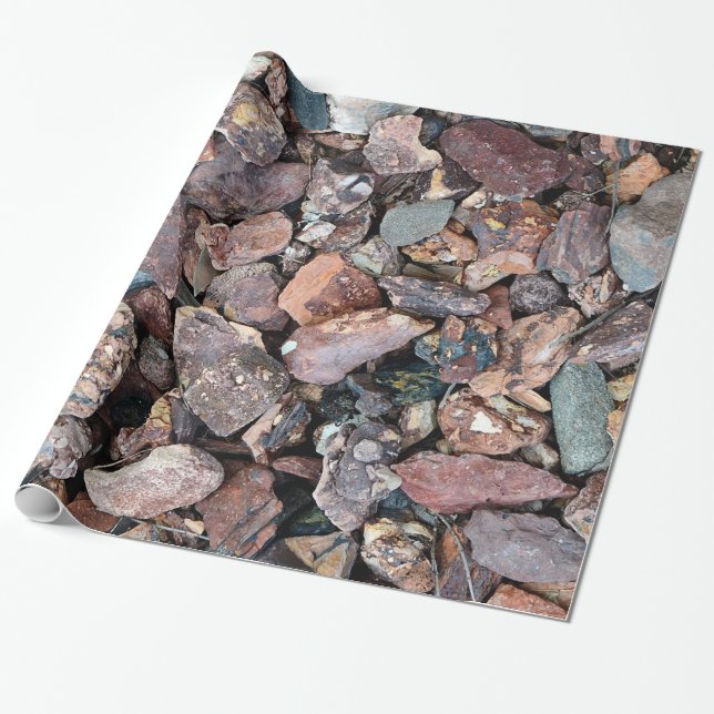 Papier Cadeau Aménagement de la blocaille et des pierres de (Déroulé)