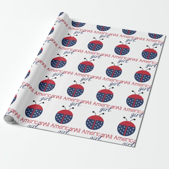 Papier Cadeau American Girl (Déroulé)