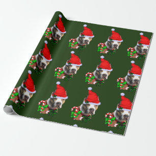Papier Cadeau American Pit Bull Terrier Noël