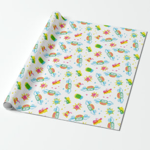 Papier Cadeau AMIS™   Central Perk Neon Motif