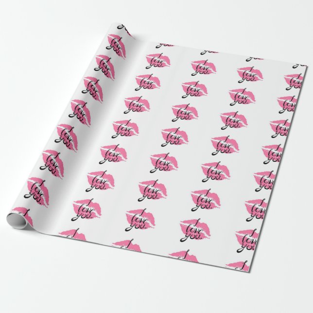Papier Cadeau Amour (Déroulé)