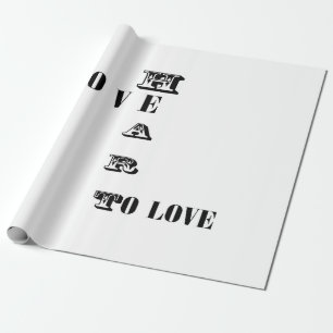 Papier Cadeau Amour