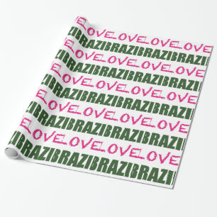Papier Cadeau Amour Brésil