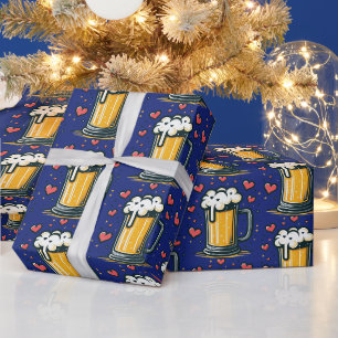 Papier Cadeau Amour de la bière