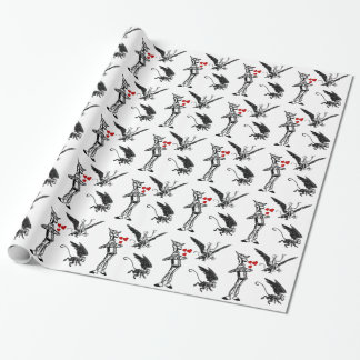 Papier Cadeau Amour de papier de magicien d'Oz d'homme de bidon