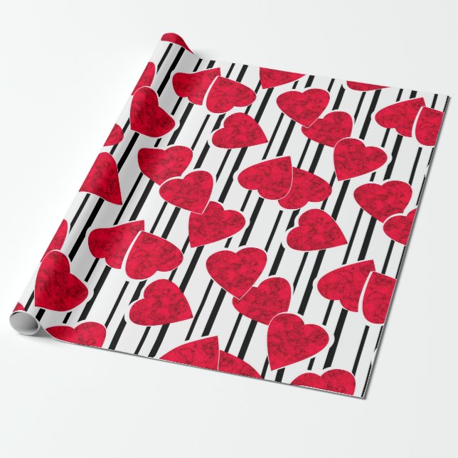 Papier Cadeau Amour, mariage, Saint Valentin (Déroulé)