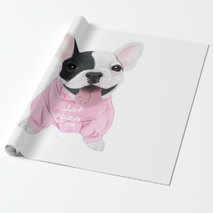 Papier Cadeau Amoureux de les chiens   Aimez-moi, Aimez le chien