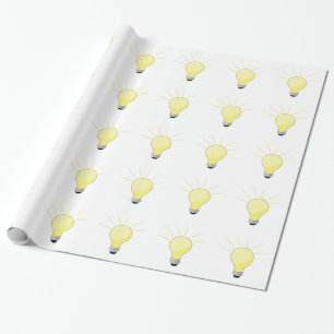 Papier Cadeau Ampoule