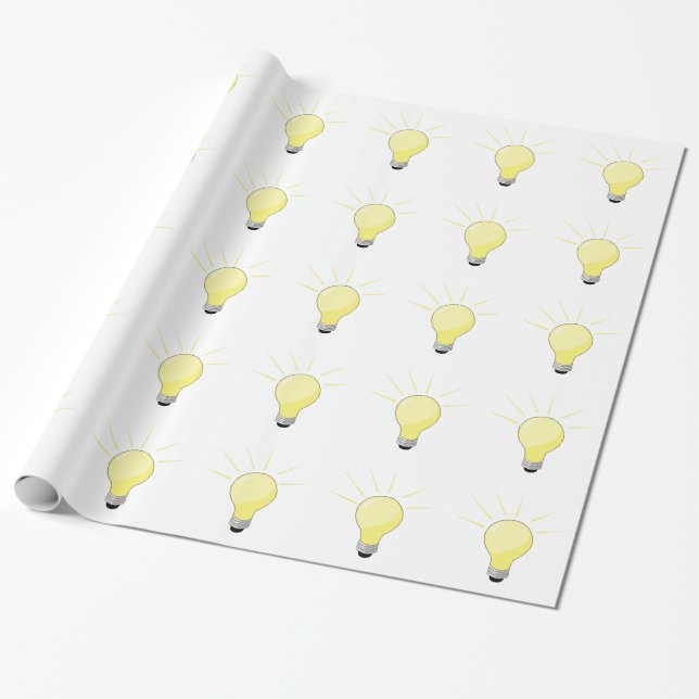 Papier Cadeau Ampoule (Déroulé)