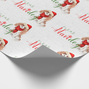 Papier Cadeau Amusant chien Lover Cavalier Roi Charles Spaniel