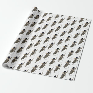 Papier Cadeau Amusant Tap Dancing Elephant