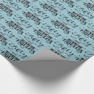 Papier Cadeau Amusement cinquante et pour un papier d'emballage