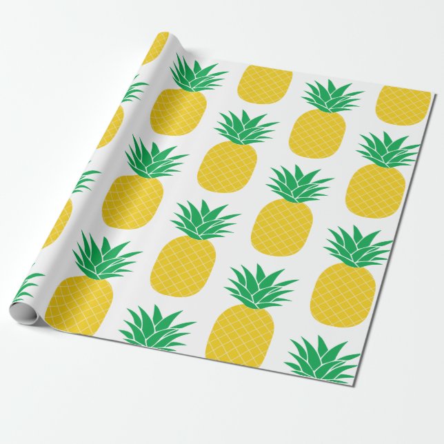 Papier Cadeau Ananas (Déroulé)
