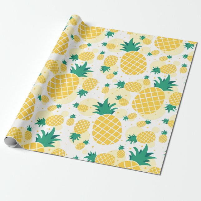 Papier Cadeau Ananas (Déroulé)