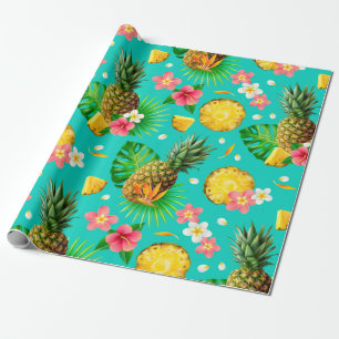 Papier Cadeau Ananas amusant