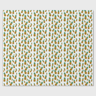 Papier Cadeau Ananas dansant