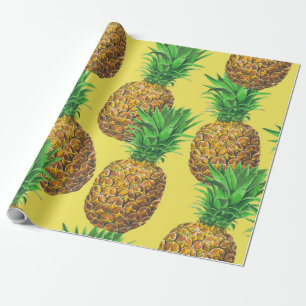 Papier Cadeau Ananas ensoleillés