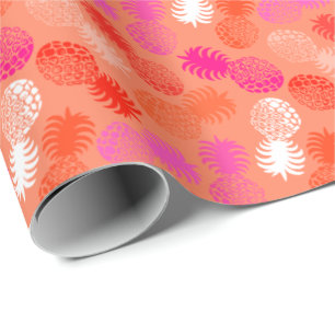 Papier Cadeau Ananas tropical de Momona Hawaiian