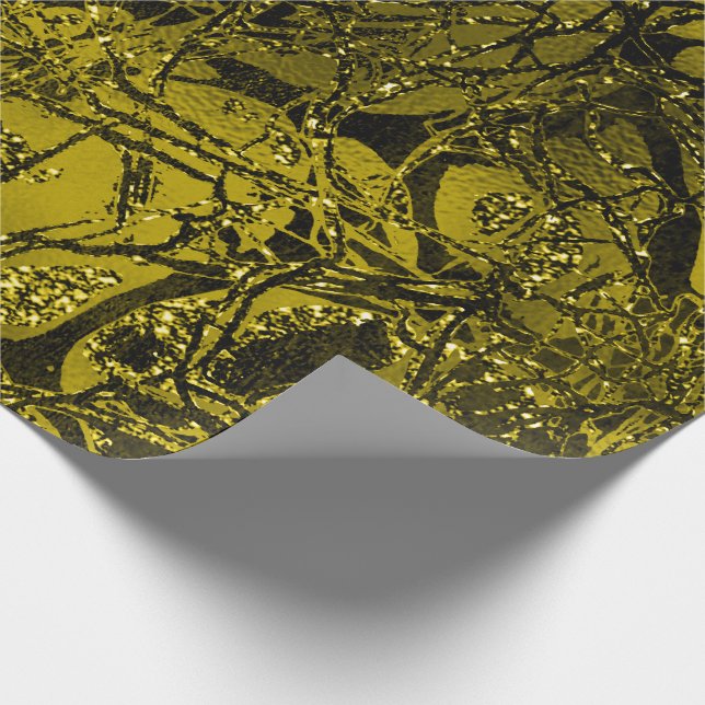 Papier Cadeau Anatomie Corps Nature Mint Moutarde Chartreuse (Coin)