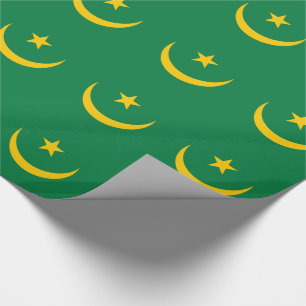 Papier Cadeau Ancien drapeau mauritanien
