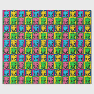 Papier Cadeau Andy Warhol Skibidi Toilette Pop Art
