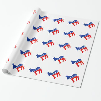 Papier Cadeau Âne de Démocrate