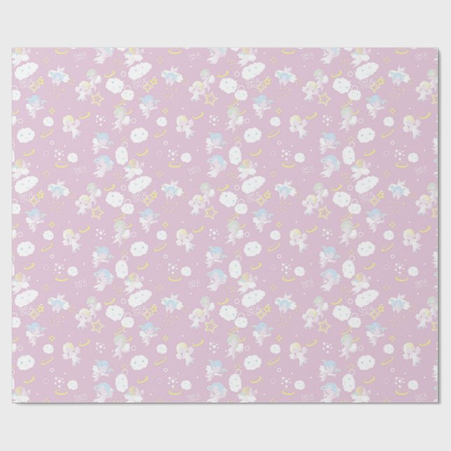 Papier Cadeau Ange de ciel (Plat)
