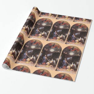 PAPIER CADEAU ANGE DE VIRGIN ET D'ANNONCIATION