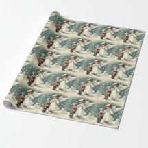 Ange et enfant de Noël vintage