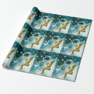 Papier Cadeau Ange Papier à enveloppement Noël