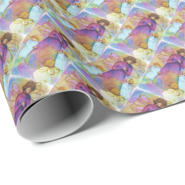 PAPIER CADEAU ANGELS LOURDS (Coin rond)