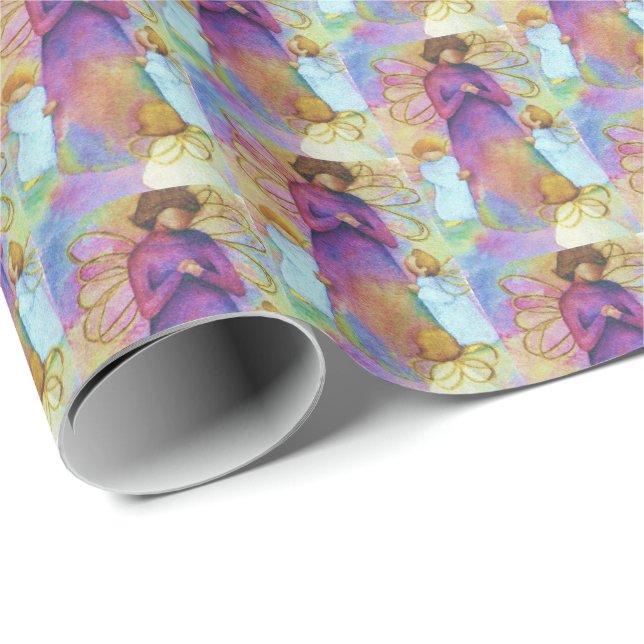 PAPIER CADEAU ANGELS LOURDS (Coin rond)