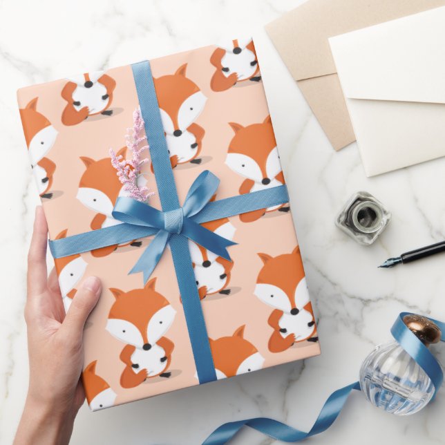 Papier Cadeau Animal Motif Fox (Cadeaux)