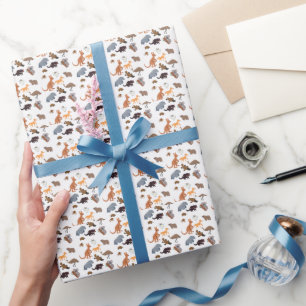 Papier Cadeau Animaux de l'Australie faune australienne