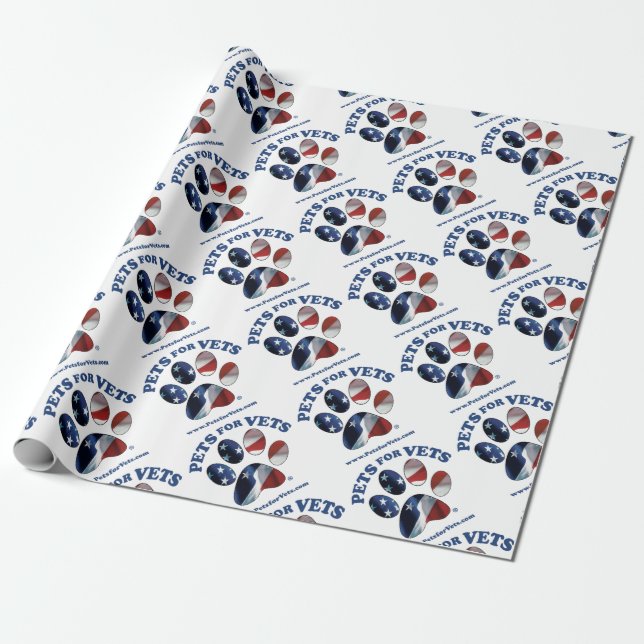 Papier Cadeau Animaux familiers pour des vétérinaires (Déroulé)