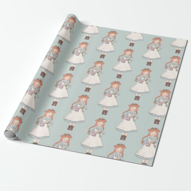 Papier Cadeau Anne des pignons verts (Déroulé)