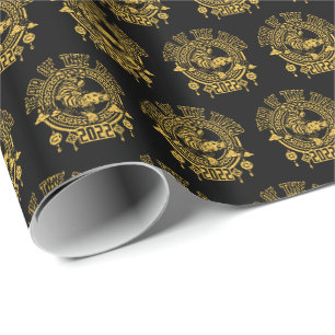 Papier Cadeau Année chinoise du tigre 2022 Silhouette