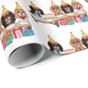 Papier Cadeau Anniversaire Cavalier King Charles Spaniel