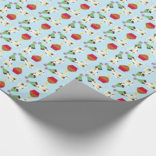 Papier Cadeau Anniversaire Cupcake Smooth Fox Terrier